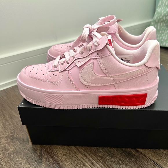 Pink Nike Fontanka Air Force 1 Sneakers size 5 - Picture 3 of 9